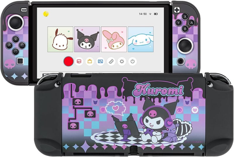 Kuitmor Protective Case for Switch OLED, Hard PC Cover Case and Anti-Scratch Shell Compatible with Switch OLED Console - Image 1